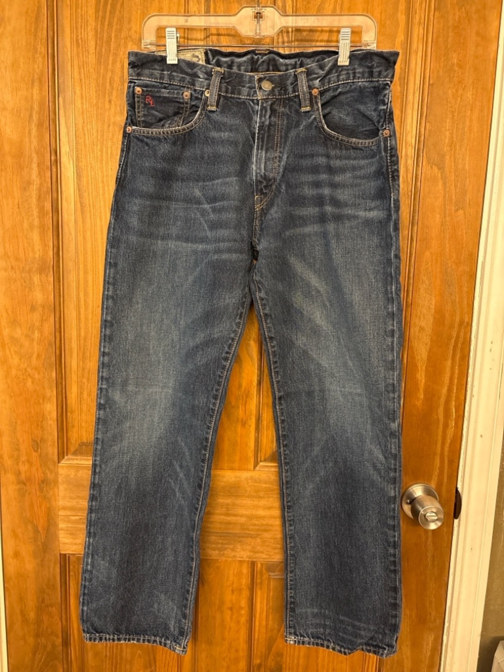 Polo Ralph Lauren Authentic Jeans Men’s 30x30 Dark Wash Straight Leg RL